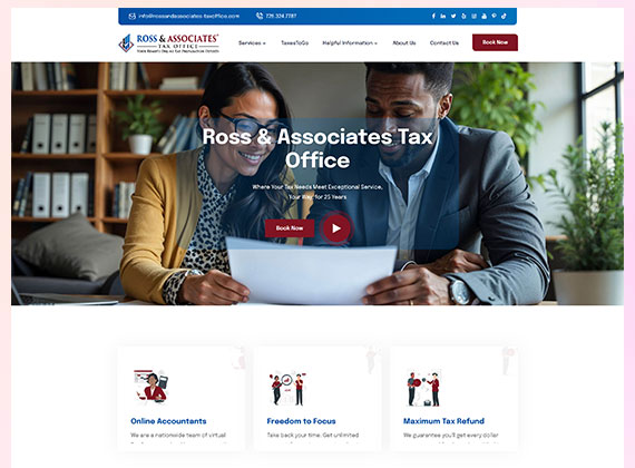 Wolffia Digital Solutions WordPress website design example